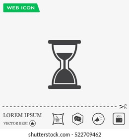 hour glass vector icon