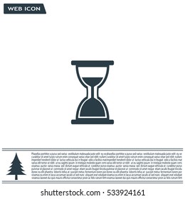 hour glass vector icon