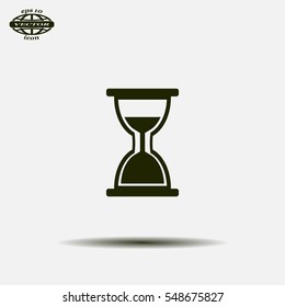 hour glass vector icon