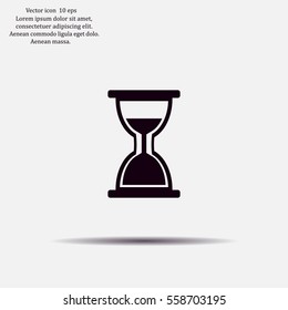 hour glass vector icon