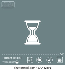 hour glass vector icon