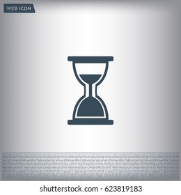 hour glass vector icon