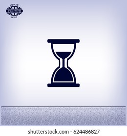 hour glass vector icon