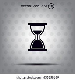 hour glass vector icon
