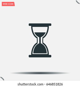 hour glass vector icon