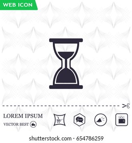hour glass vector icon