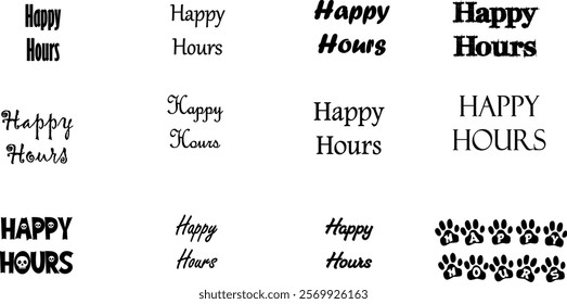 hour, happy, illustration, vector, retro, beverage, drink, alcohol, bar, symbol, banner, graphic, design, concept, text, sign, badge, glass, business, cocktail, isolated, icon, card, poster, vintage, 