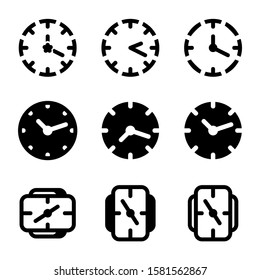 hour icon isolated sign symbol vector illustration - Collection of high quality black style vector icons
