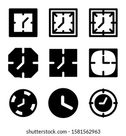 hour icon isolated sign symbol vector illustration - Collection of high quality black style vector icons
