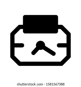 hour icon isolated sign symbol vector illustration - high quality black style vector icons
