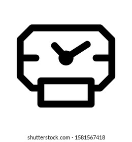 hour icon isolated sign symbol vector illustration - high quality black style vector icons
