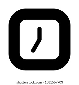 hour icon isolated sign symbol vector illustration - high quality black style vector icons
