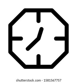 hour icon isolated sign symbol vector illustration - high quality black style vector icons
