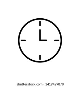 hour icon vector illustration - vector