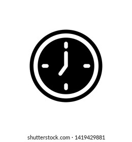 hour icon vector illustration - vector