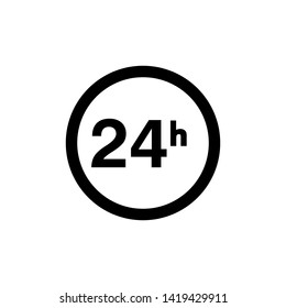 hour icon vector illustration - vector