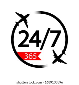 Die Std.-Zustellung ist 24 Stunden am Tag, 7 Tage die Woche auf weißem Hintergrund geöffnet 