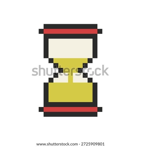 hour sand timer pixel art