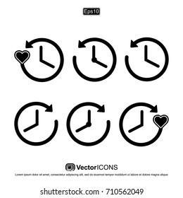 hour and time icon