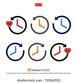 hour and time icon