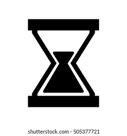 hourglas pictogram icon image 