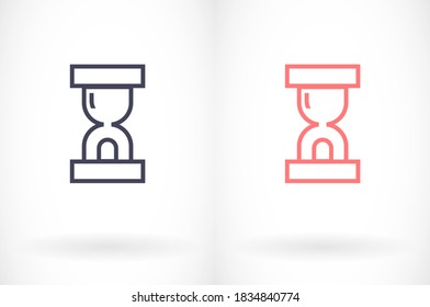 hourglass 10 eps bond icon design vector graphic