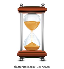 Hourglass Stock Vector (Royalty Free) 128710703 | Shutterstock