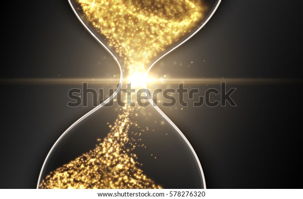 Hourglass Abstract Magic Sand Clock Wallpaper Stock Vector Royalty Free 578276320 5638