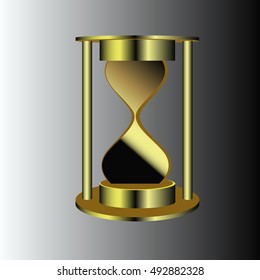 hourglass. Abstraction