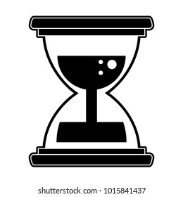 Hourglass antique clock
