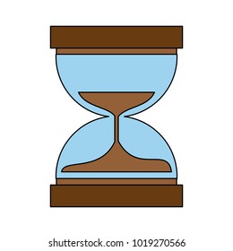 Hourglass antique clock