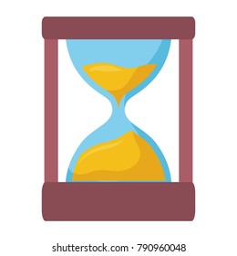 Hourglass antique clock