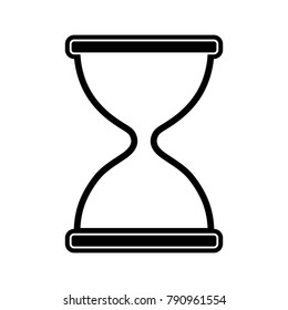 Hourglass antique clock