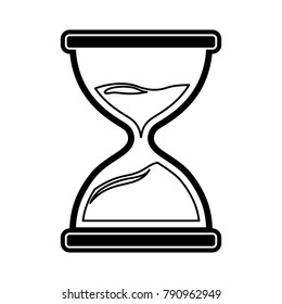 Hourglass antique clock
