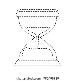 Hourglass antique clock