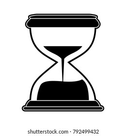 Hourglass antique clock