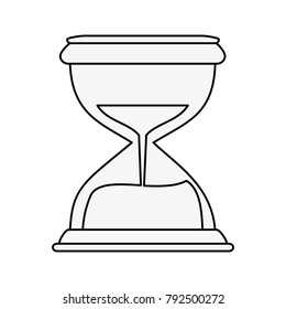 Hourglass antique clock