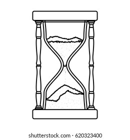 Hourglass antique instrument