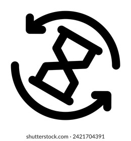 Stundenglaspfeil,
Wiederholungszeit,
Sand,
Sandglas,
Timer-Symbol