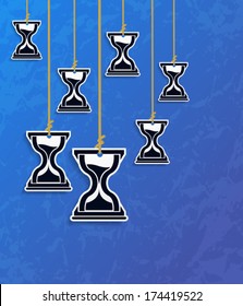 Hourglass background