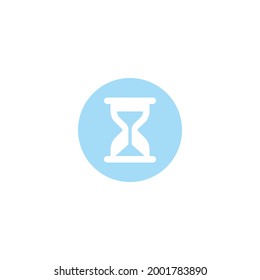 Icono De Llanura Azul Hourglass Para Web, App, Presentation , Etc, Eps 10