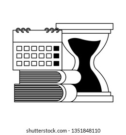 hourglass books calendar
