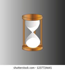 hourglass brown background