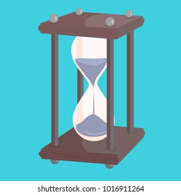 Hourglass Cartoon Vector Illustration