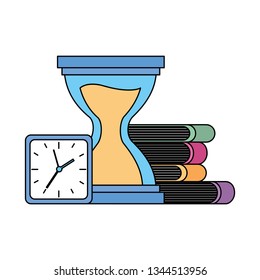 hourglass clock books