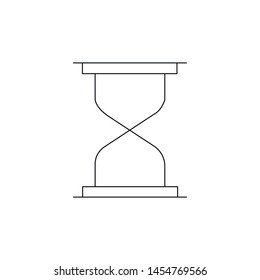 Hourglass Clock Time vector icon