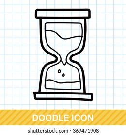 Hourglass color doodle