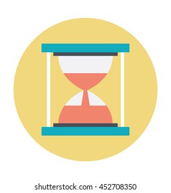 Hourglass Colored Vector Icon