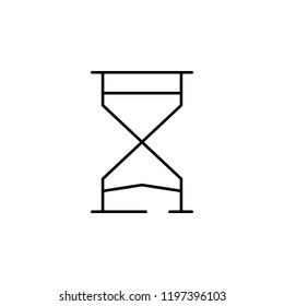 hourglass, countdown icon. Element of business start up icon for mobile concept and web apps. Thin line hourglass, countdown icon can be used for web and mobile
