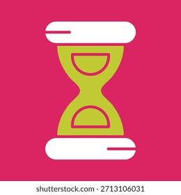 Icono gráfico de Vector creativo de reloj de arena